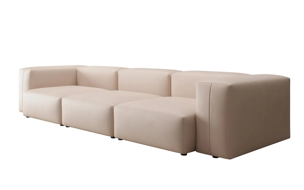 Designer 3 Sitzer Sofa Snug in Echtleder