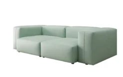 Designer 2 Sitzer Sofa Snug in Echtleder