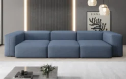 Designer 3 Sitzer Sofa Snug in Stoff