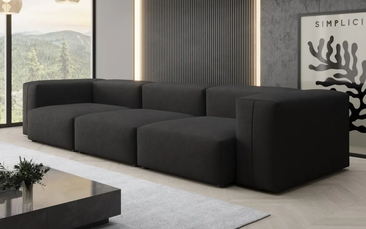 Designer 3 Sitzer Sofa Snug in Stoff
