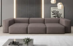 Designer 3 Sitzer Sofa Snug in Stoff