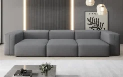 Designer 3 Sitzer Sofa Snug in Stoff