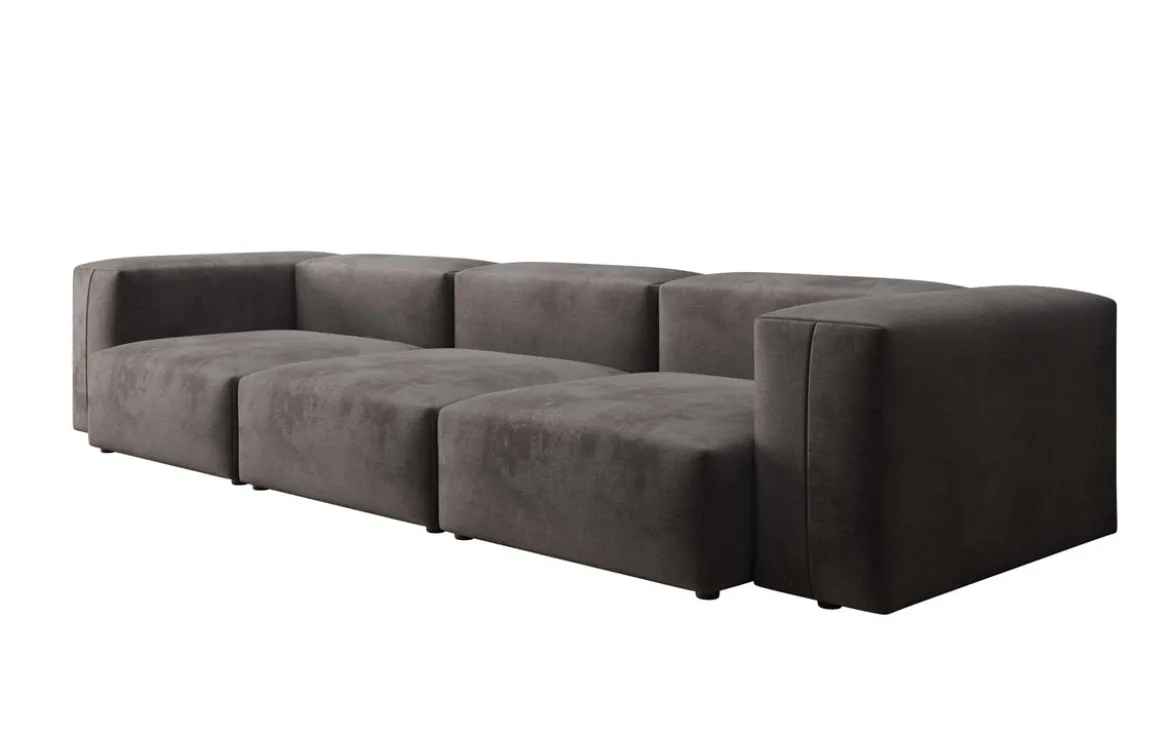 Designer 3 Sitzer Sofa Snug in Samt