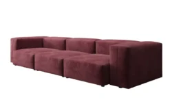 Designer 3 Sitzer Sofa Snug in Samt