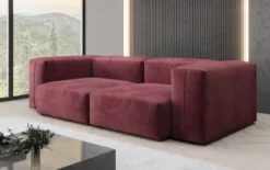 Designer 2 Sitzer Sofa Snug in Samt