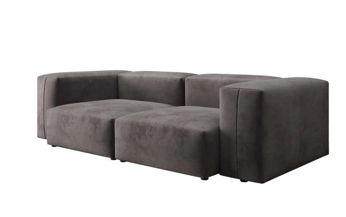 Designer 2 Sitzer Sofa Snug in Samt