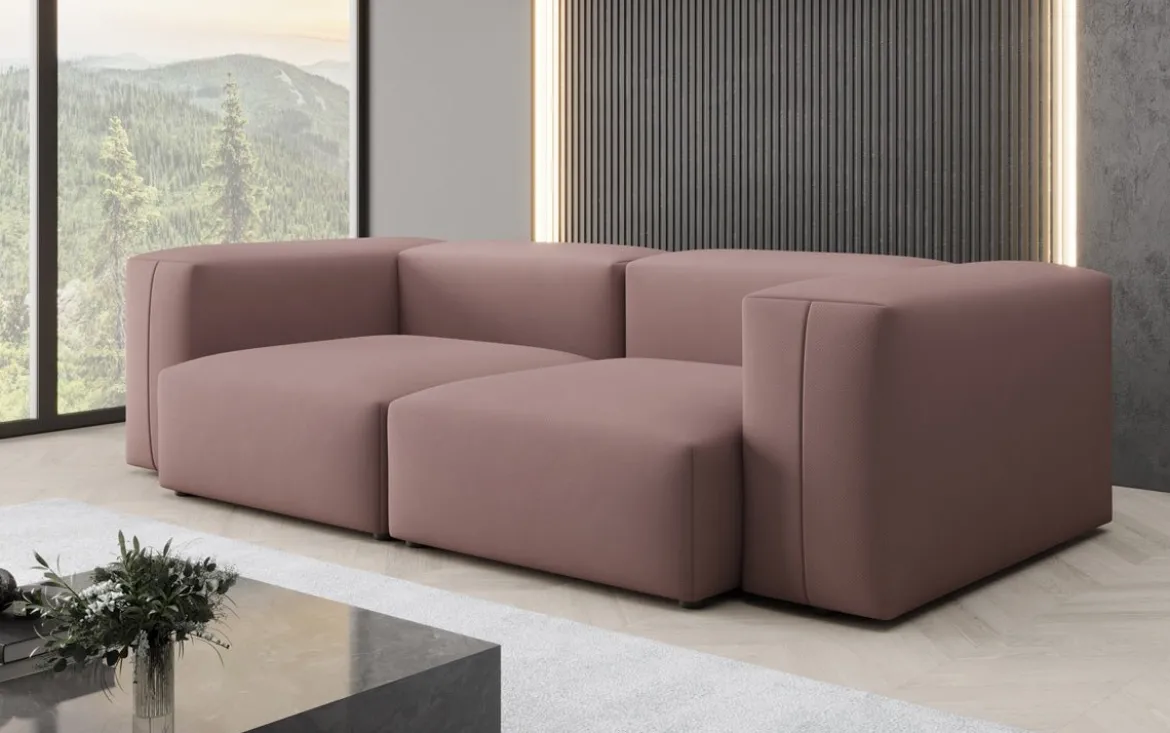 Designer 2 Sitzer Sofa Snug in Stoff