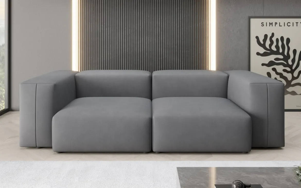 Designer 2 Sitzer Sofa Snug in Stoff