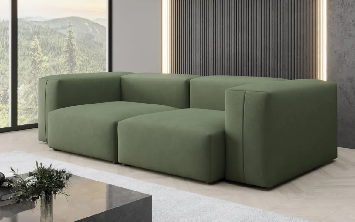 Designer 2 Sitzer Sofa Snug in Stoff