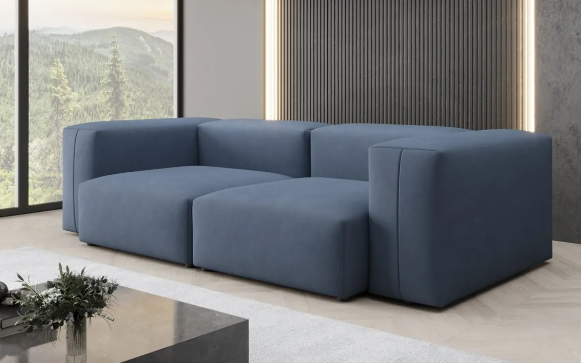 Designer 2 Sitzer Sofa Snug in Stoff