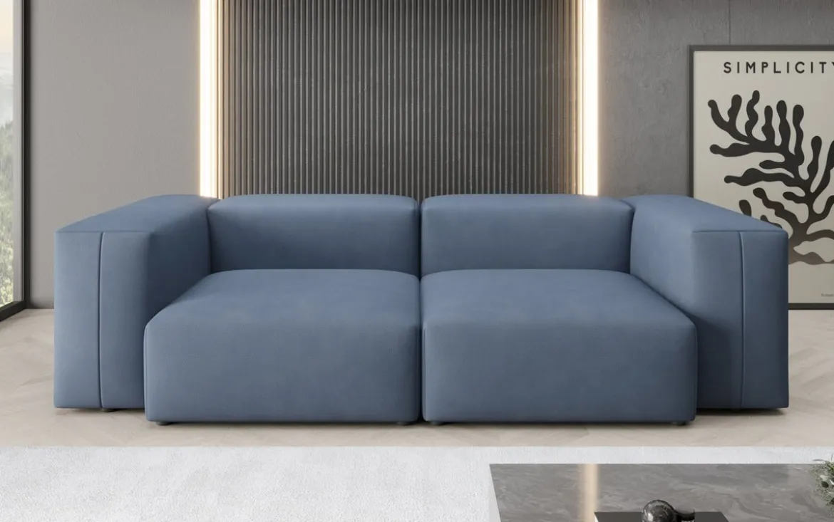 Designer 2 Sitzer Sofa Snug in Stoff