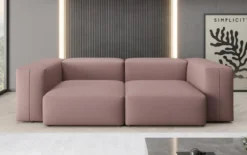 Designer 2 Sitzer Sofa Snug in Stoff
