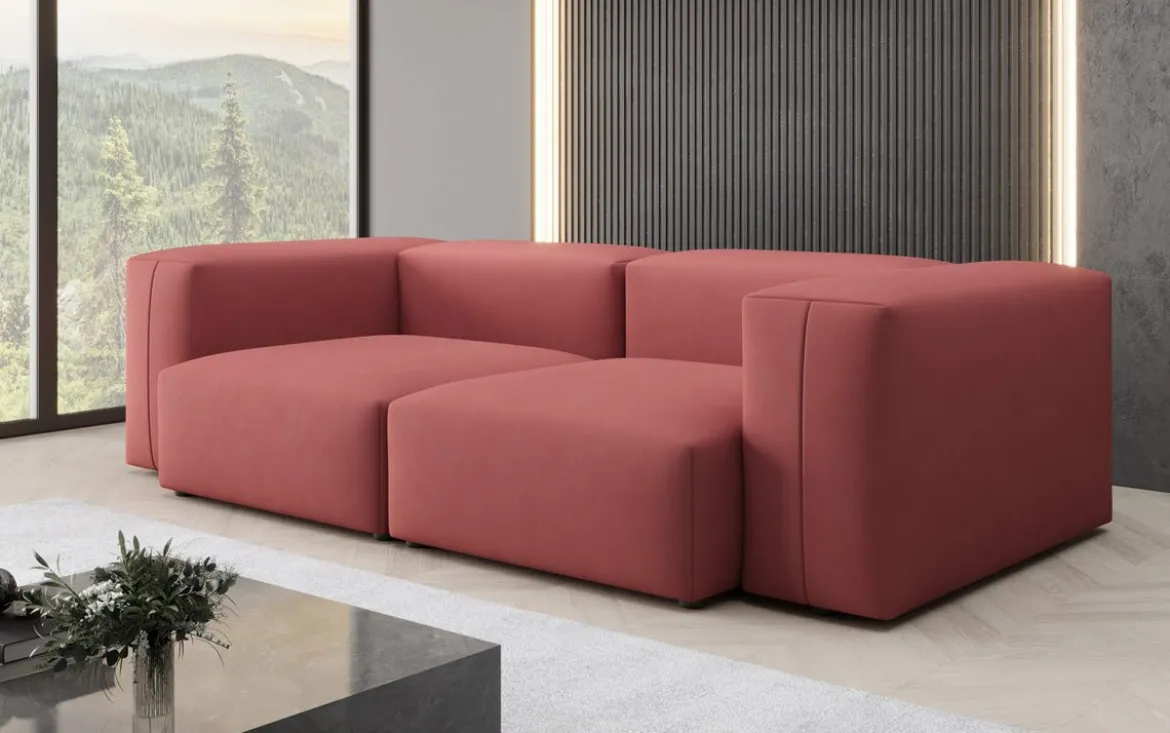 Designer 2 Sitzer Sofa Snug in Stoff