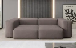 Designer 2 Sitzer Sofa Snug in Stoff