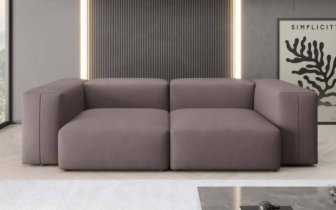 Designer 2 Sitzer Sofa Snug in Stoff