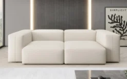 Designer 2 Sitzer Sofa Snug in Stoff