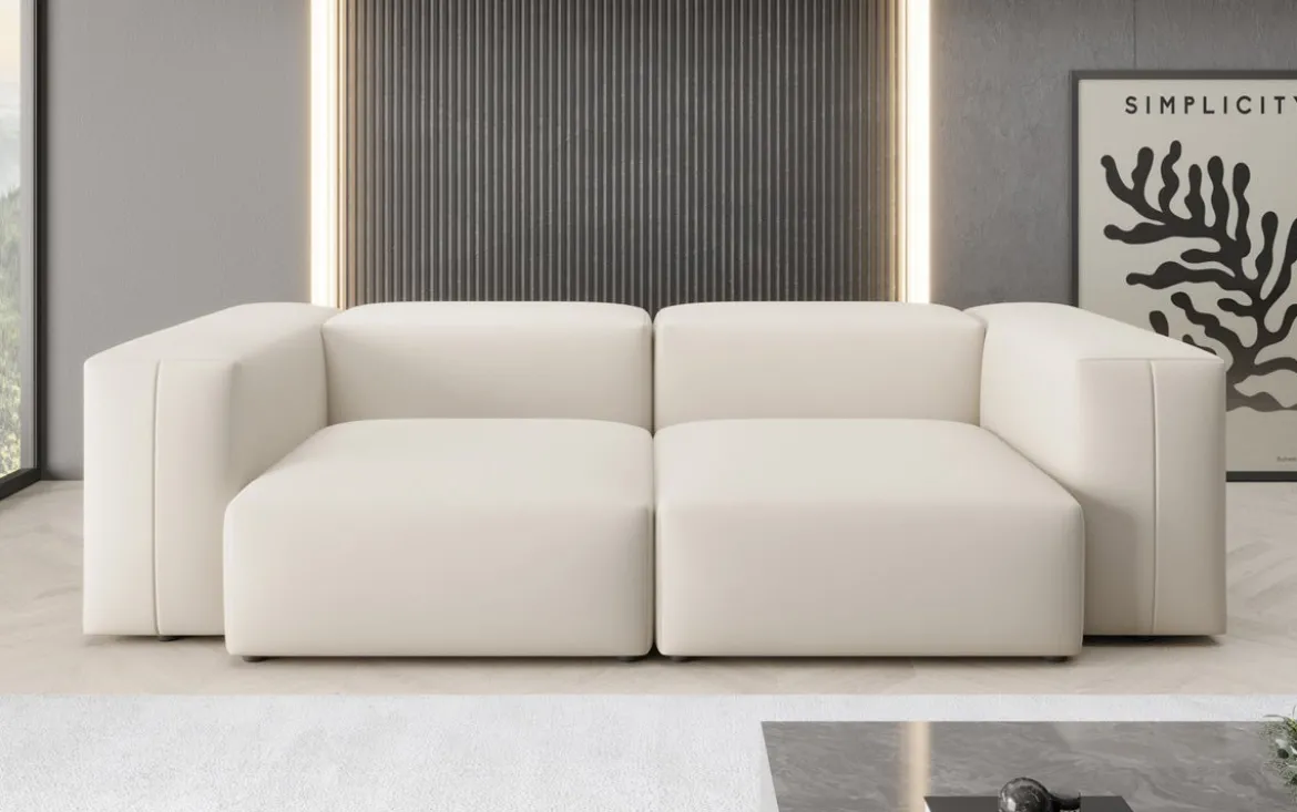 Designer 2 Sitzer Sofa Snug in Stoff