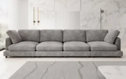 Designer 4 Sitzer Sofa Thalessa in Cord