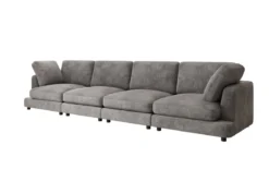 Designer 4 Sitzer Sofa Thalessa in Cord