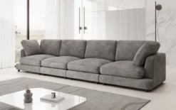 Designer 4 Sitzer Sofa Thalessa in Cord