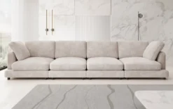 Designer 4 Sitzer Sofa Thalessa in Cord