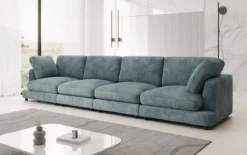 Designer 4 Sitzer Sofa Thalessa in Cord