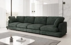 Designer 4 Sitzer Sofa Thalessa in Cord
