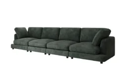 Designer 4 Sitzer Sofa Thalessa in Cord