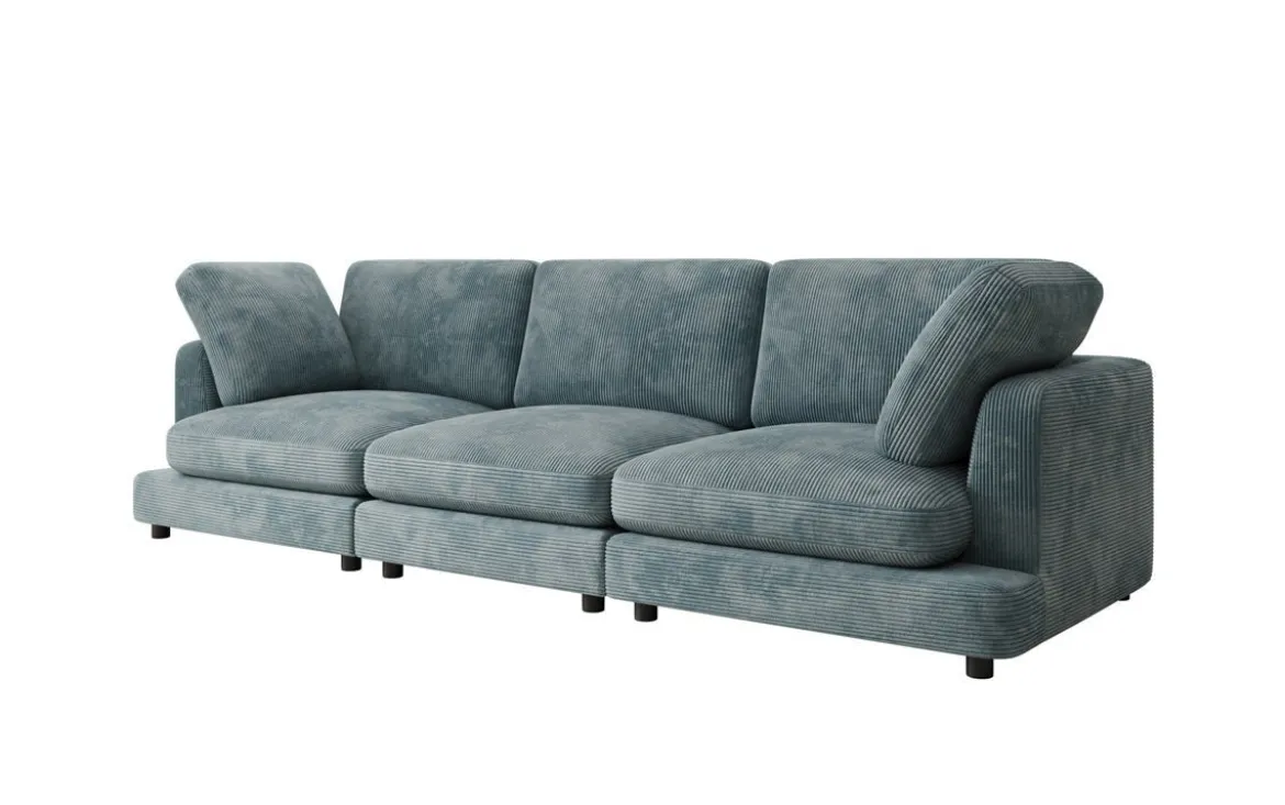 Designer 3 Sitzer Sofa Thalessa in Cord
