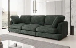 Designer 3 Sitzer Sofa Thalessa in Cord