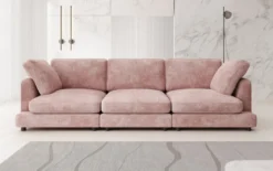Designer 3 Sitzer Sofa Thalessa in Cord