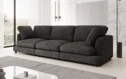 Designer 3 Sitzer Sofa Thalessa in Cord