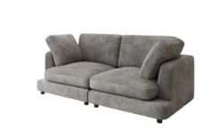 Designer 2 Sitzer Sofa Thalessa in Cord