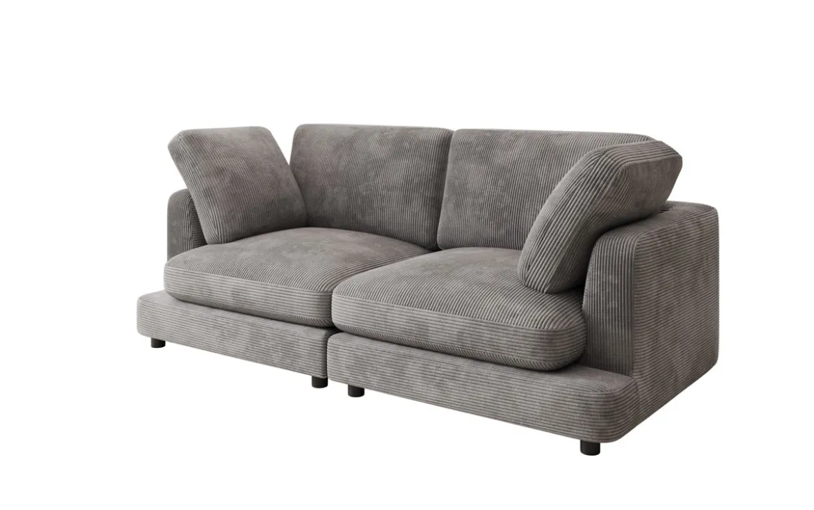 Designer 2 Sitzer Sofa Thalessa in Cord
