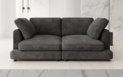 Designer 2 Sitzer Sofa Thalessa in Cord
