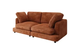 Designer 2 Sitzer Sofa Thalessa in Cord
