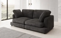 Designer 2 Sitzer Sofa Thalessa in Cord