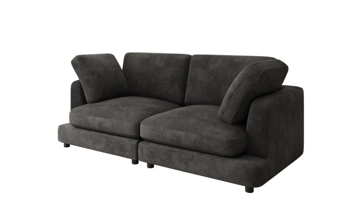 Designer 2 Sitzer Sofa Thalessa in Cord