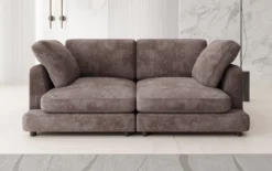 Designer 2 Sitzer Sofa Thalessa in Cord
