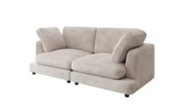 Designer 2 Sitzer Sofa Thalessa in Cord