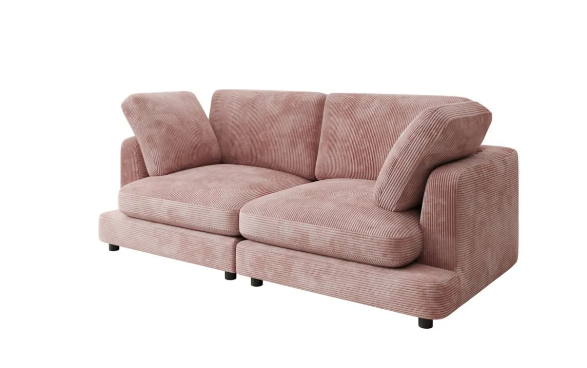 Designer 2 Sitzer Sofa Thalessa in Cord