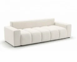 Designer 3 Sitzer Sofa Vena mit Stauraum und Schlaffunktion in Samt
