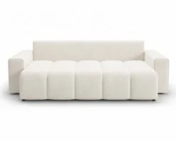 Designer 3 Sitzer Sofa Vena mit Stauraum und Schlaffunktion in Samt
