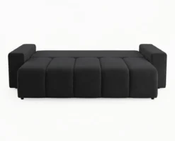 Designer 3 Sitzer Sofa Vena mit Stauraum und Schlaffunktion in Samt