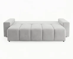 Designer 3 Sitzer Sofa Vena mit Stauraum und Schlaffunktion in Samt