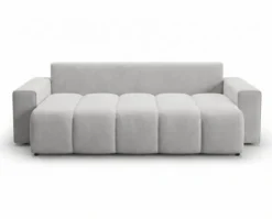 Designer 3 Sitzer Sofa Vena mit Stauraum und Schlaffunktion in Samt