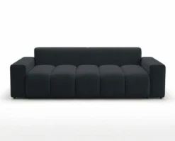 Designer 3 Sitzer Sofa Vena mit Stauraum und Schlaffunktion in Samt