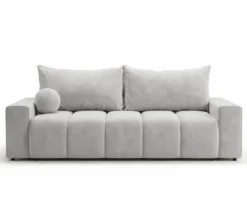 Designer 3 Sitzer Sofa Vena mit Stauraum und Schlaffunktion in Samt