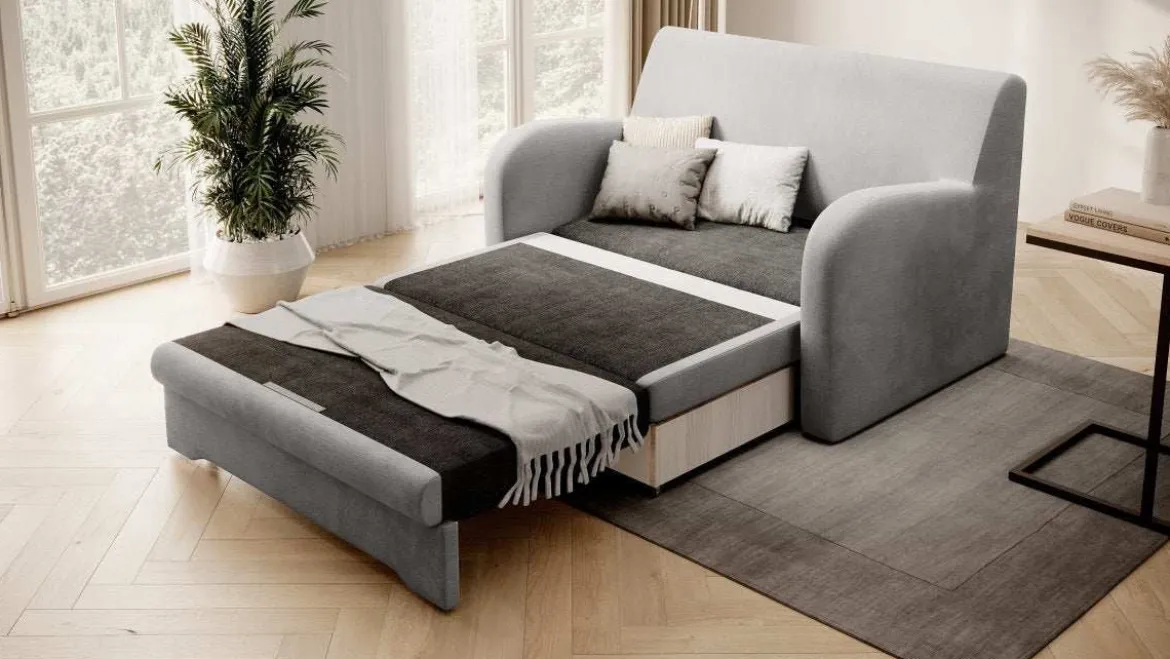 Designer Sofa Arian mit Schlaffunktion und Stauraum