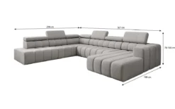 Designer Sofa Aurora Maxi mit elektrischer Sitzerweiterung